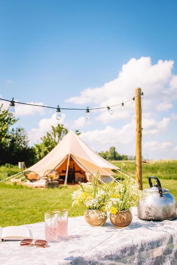 Smuk Lytse Bell Tent Echtenerbrug Exterior foto