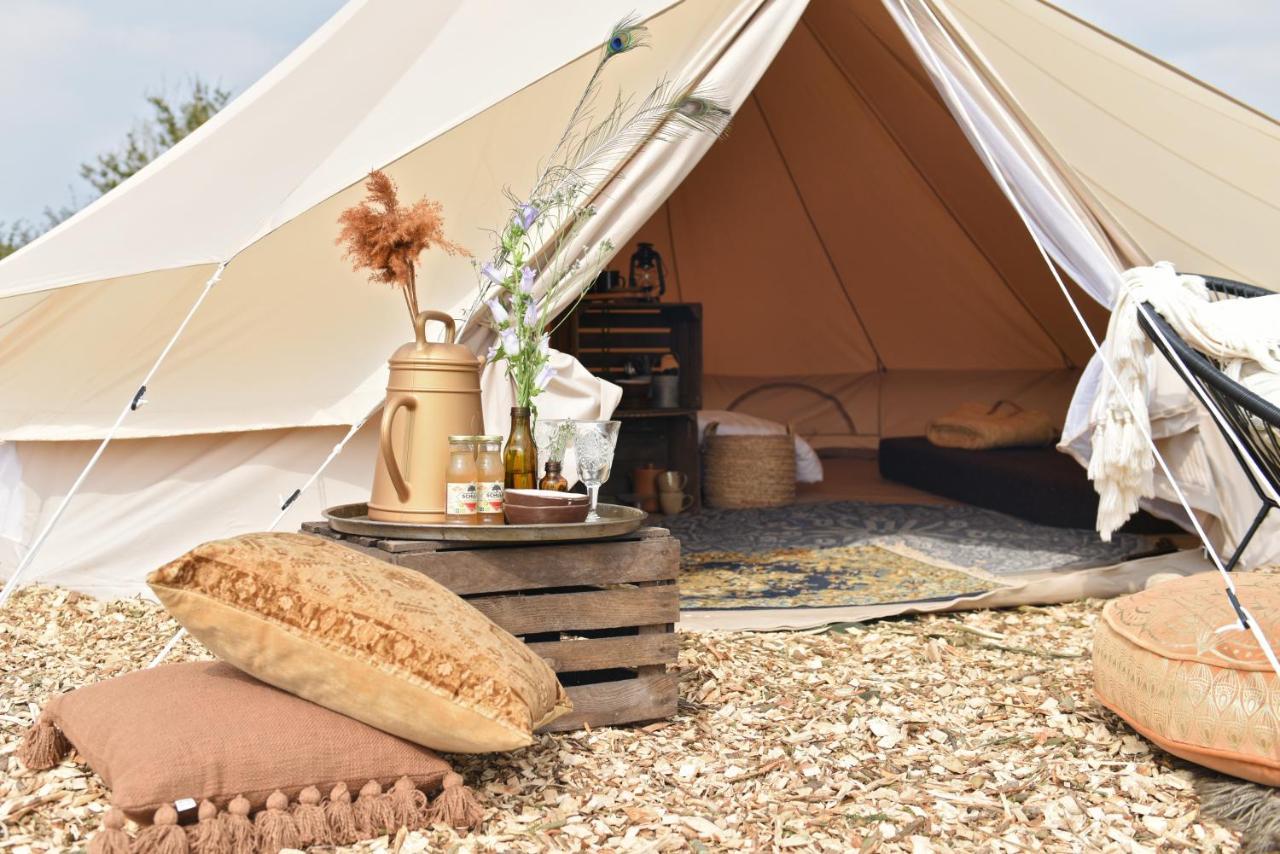 Smuk Lytse Bell Tent Echtenerbrug Exterior foto