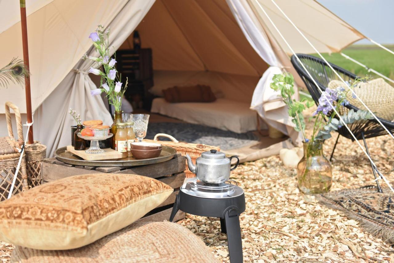Smuk Lytse Bell Tent Echtenerbrug Exterior foto