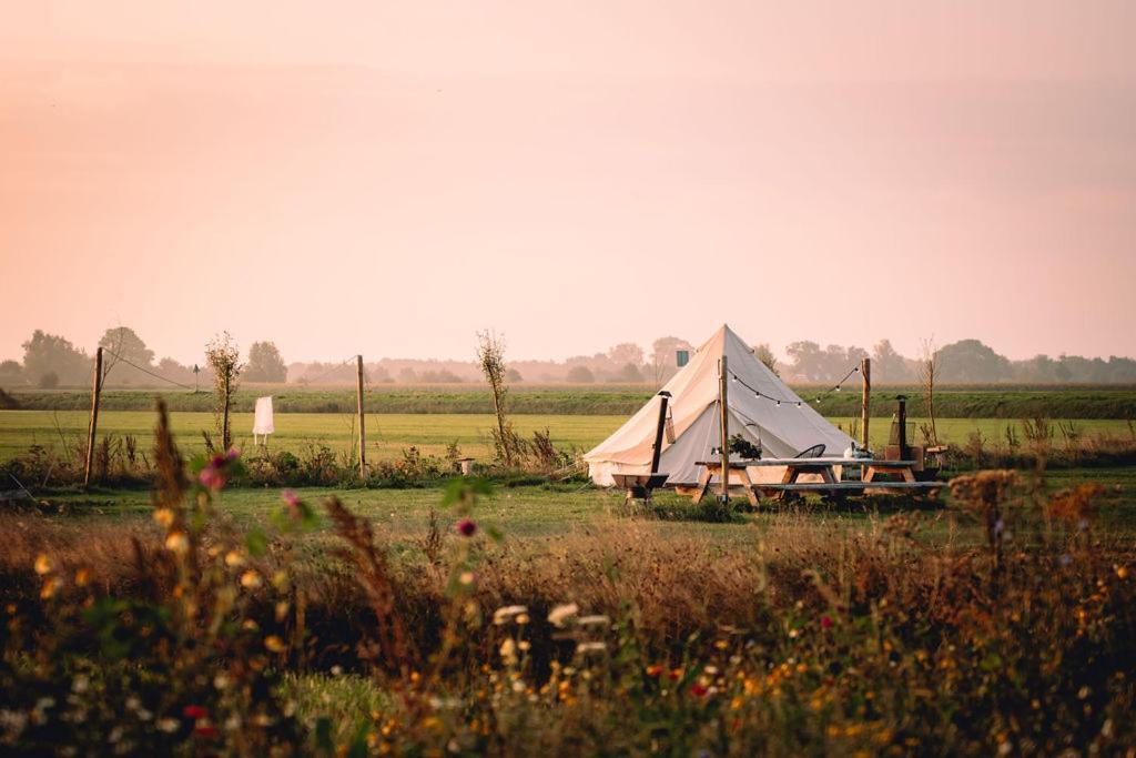Smuk Lytse Bell Tent Echtenerbrug Exterior foto