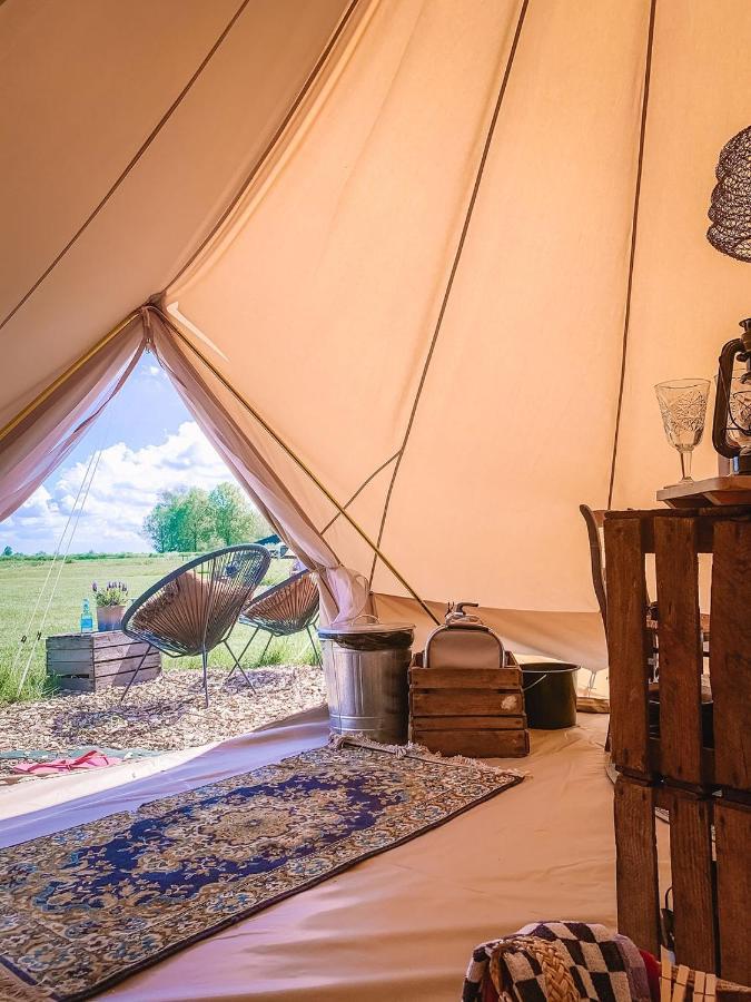 Smuk Lytse Bell Tent Echtenerbrug Exterior foto